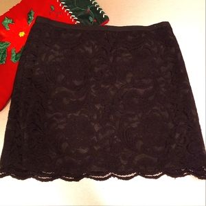 Dalia Collection Black Mini Skirt size 4